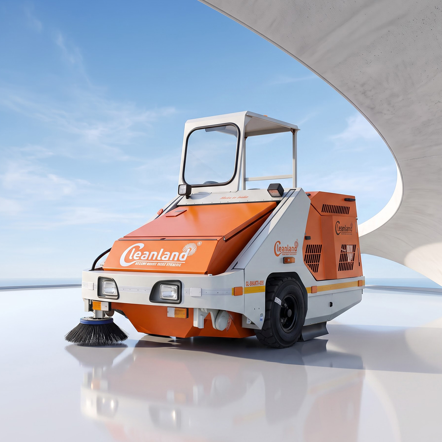 GL Shakti 009 Champion - Ride-On Sweeper