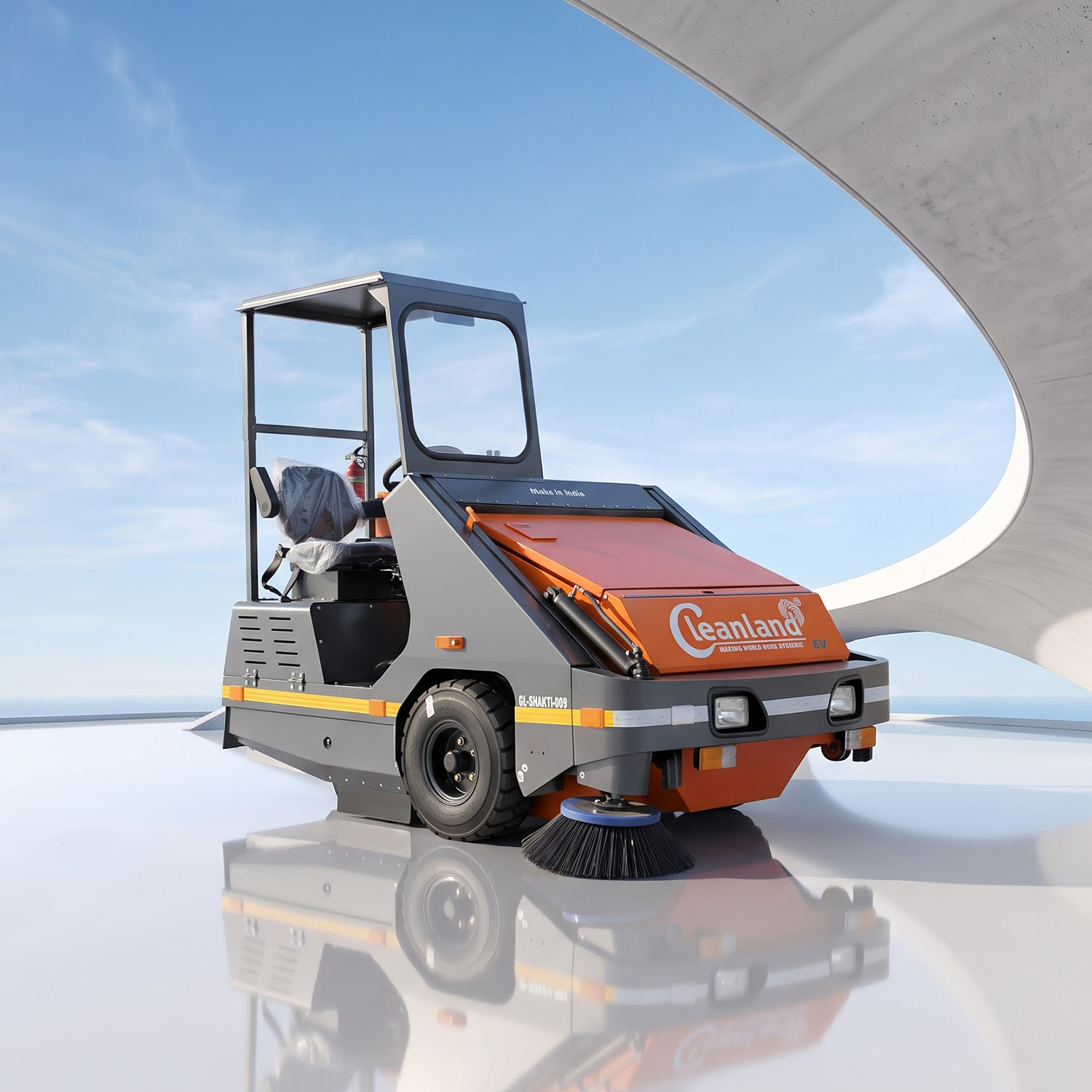 GL Shakti 009 Champion - Ride-On Sweeper