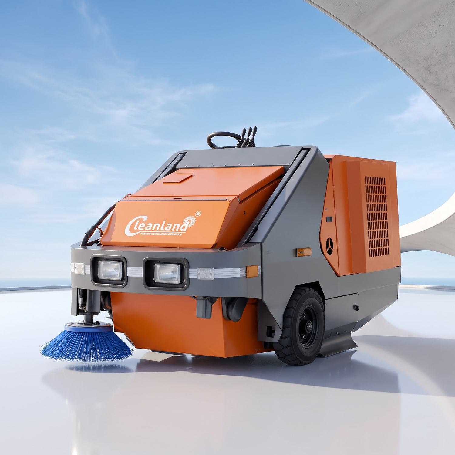 Tejas Ride-On Sweeper